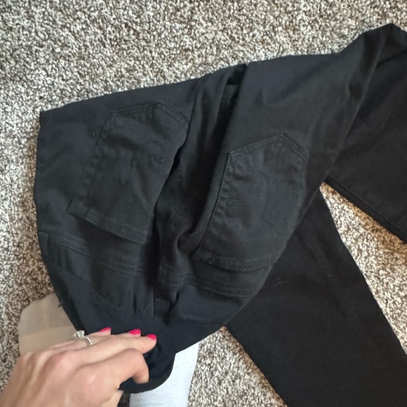 adriano Goldschmied / pea in the pod black maternity leggings size 26 - Picture 2 of 8